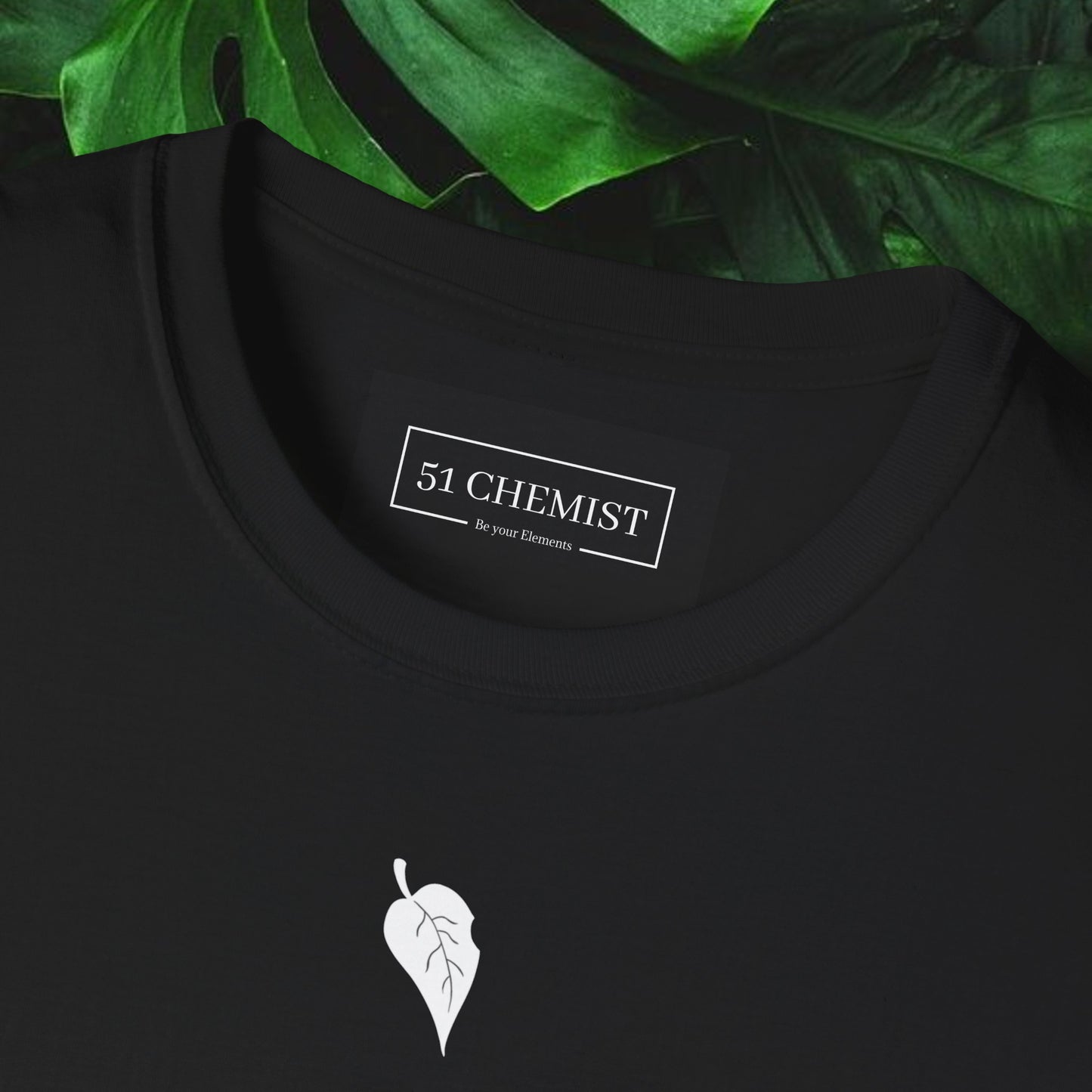 T-Shirt LEAF back nera