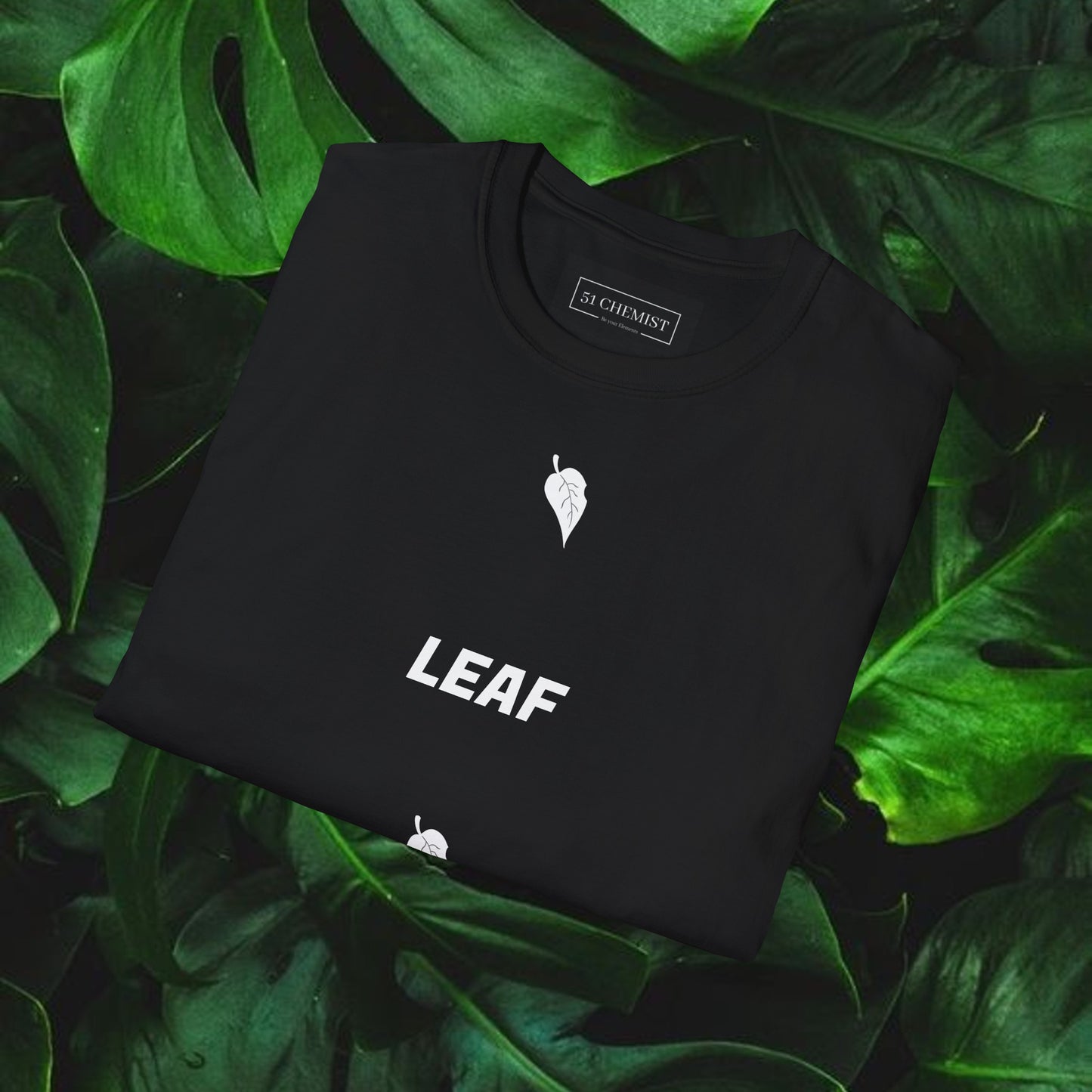 T-Shirt LEAF back nera